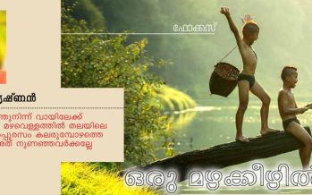 ഒരു മഴക്കീഴില്‍ – സി. രാധാകൃഷ്ണന്‍