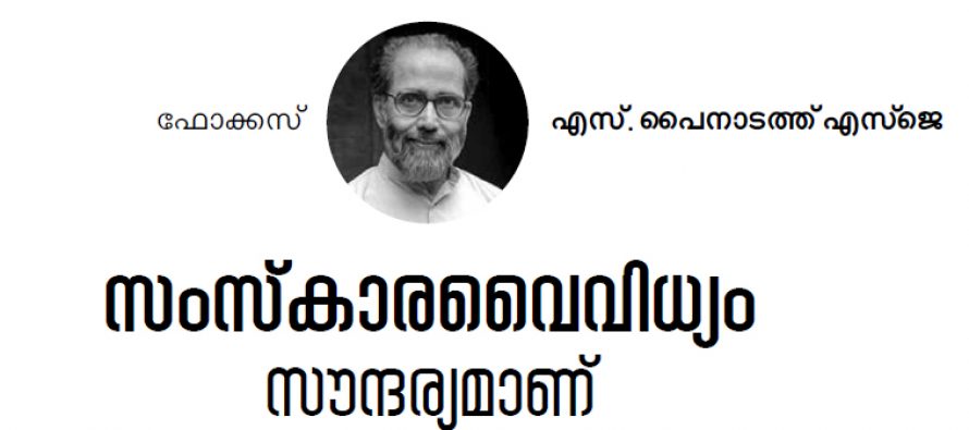 സംസ്‌കാരവൈവിധ്യം സൗന്ദര്യമാണ് – എസ്. പൈനാടത്ത് എസ്‌ജെ