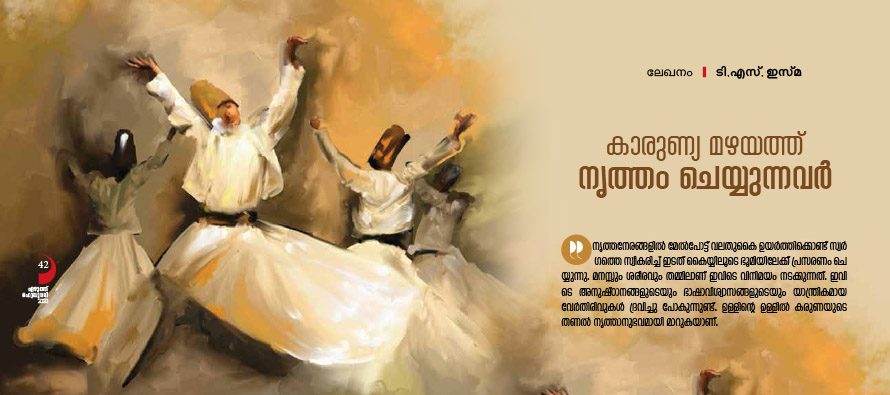 കാരുണ്യ മഴയത്ത് നൃത്തം ചെയ്യുന്നവര്‍  – ടി.എസ് ഇസ്മ