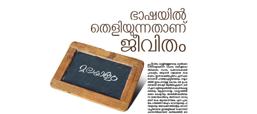 ഭാഷയില്‍ തെളിയുന്നതാണ് ജീവിതം – ബിജു ജോര്‍ജ്