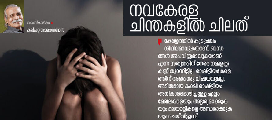 നവകേരള ചിന്തകളിൽ ചിലത്‌  – കല്പറ്റ നാരായണൻ