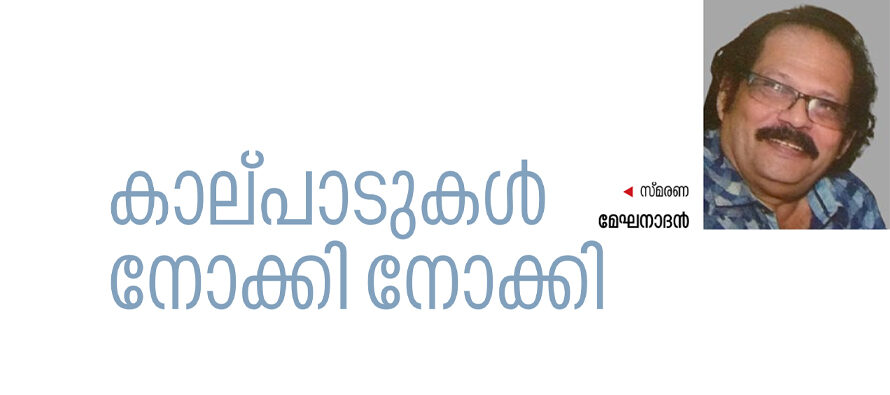 കാല്പാടുകൾ നോക്കി നോക്കി  – മേഘനാദൻ